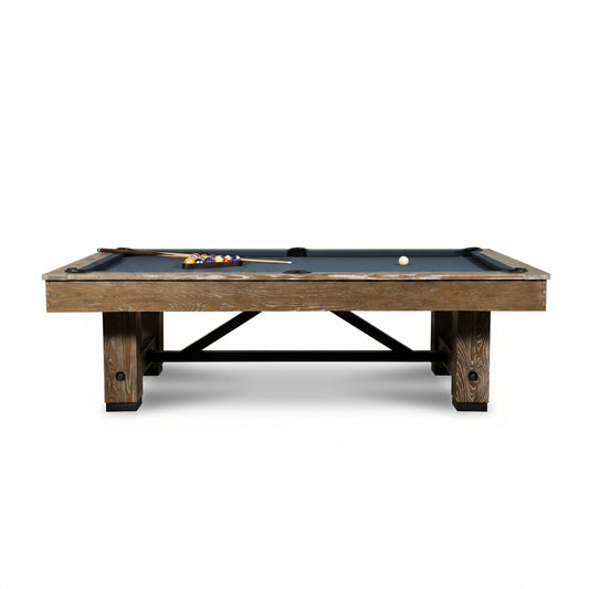 Cimarron Slate Pool Table - Smoke Grey wash Finish