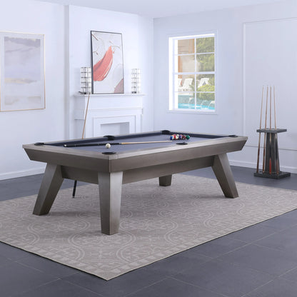 Lennox Steel Pool Table - Gunmetal Grey Finish