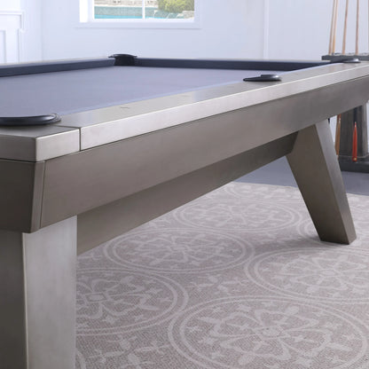 Lennox Steel Pool Table - Gunmetal Grey Finish