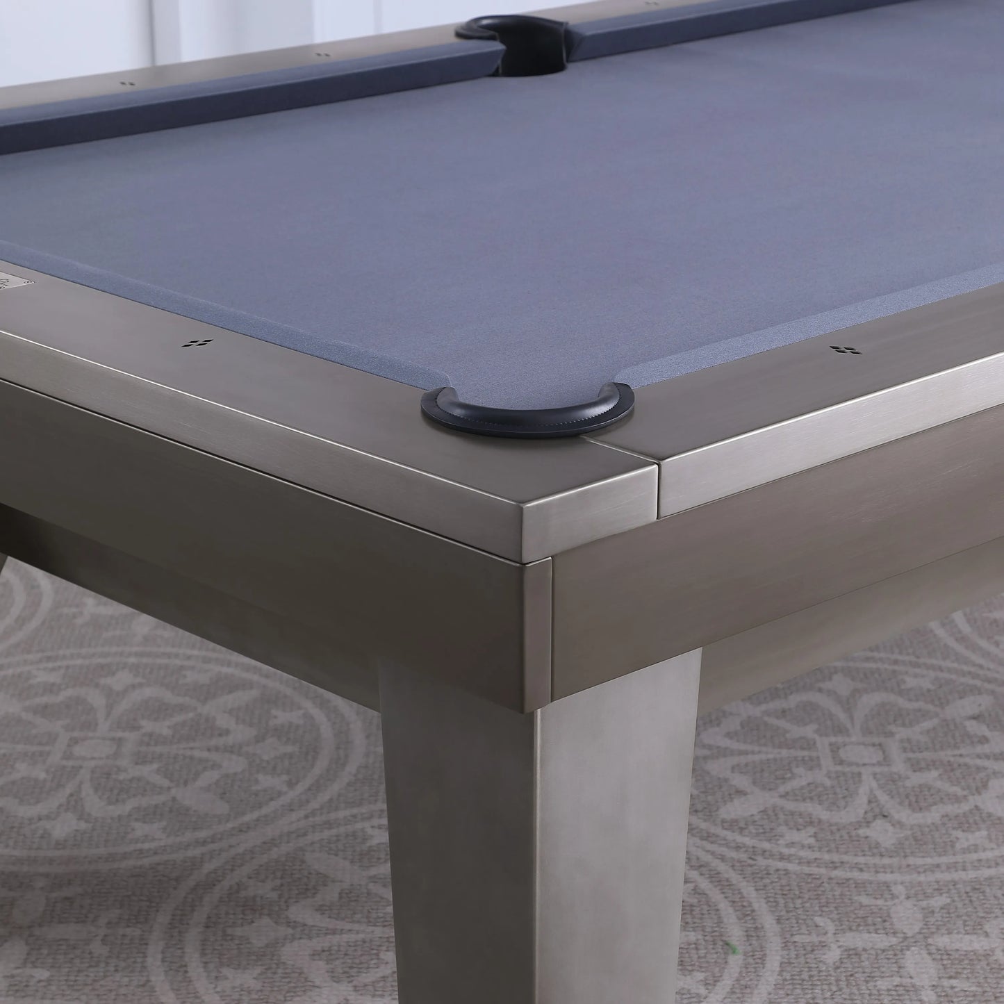Lennox Steel Pool Table - Gunmetal Grey Finish