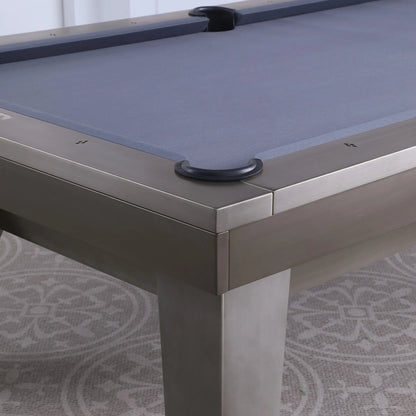 Lennox Steel Pool Table - Gunmetal Grey Finish
