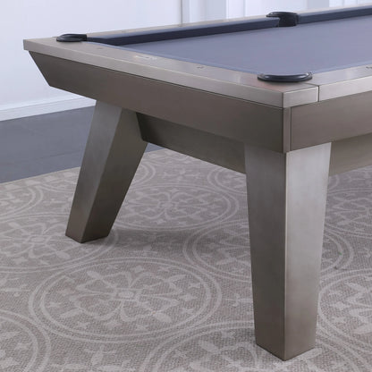 Lennox Steel Pool Table - Gunmetal Grey Finish