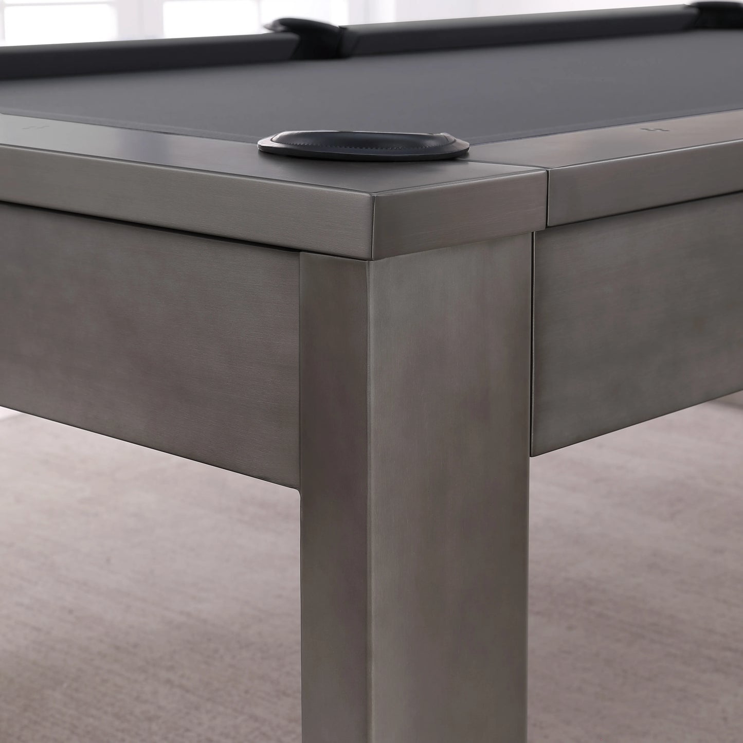 Lexa Steel Pool Table - Gunmetal Grey Finish
