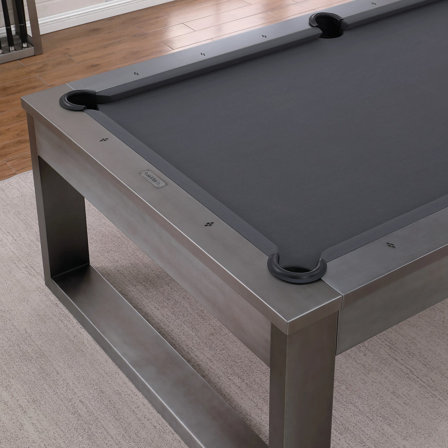 Lexa Steel Pool Table - Gunmetal Grey Finish