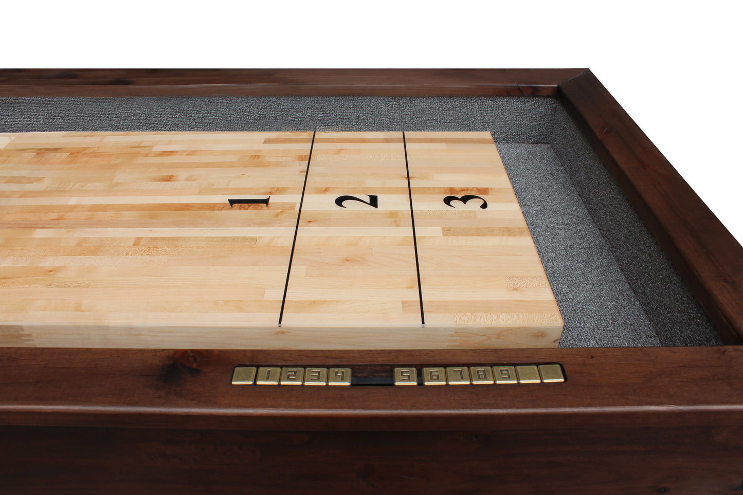 Lucas Shuffleboard Table - Nutmeg finish
