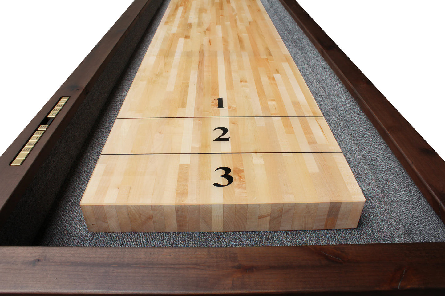 Lucas Shuffleboard Table - Nutmeg finish