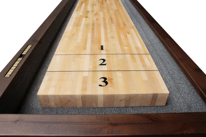 Lucas Shuffleboard Table - Nutmeg finish