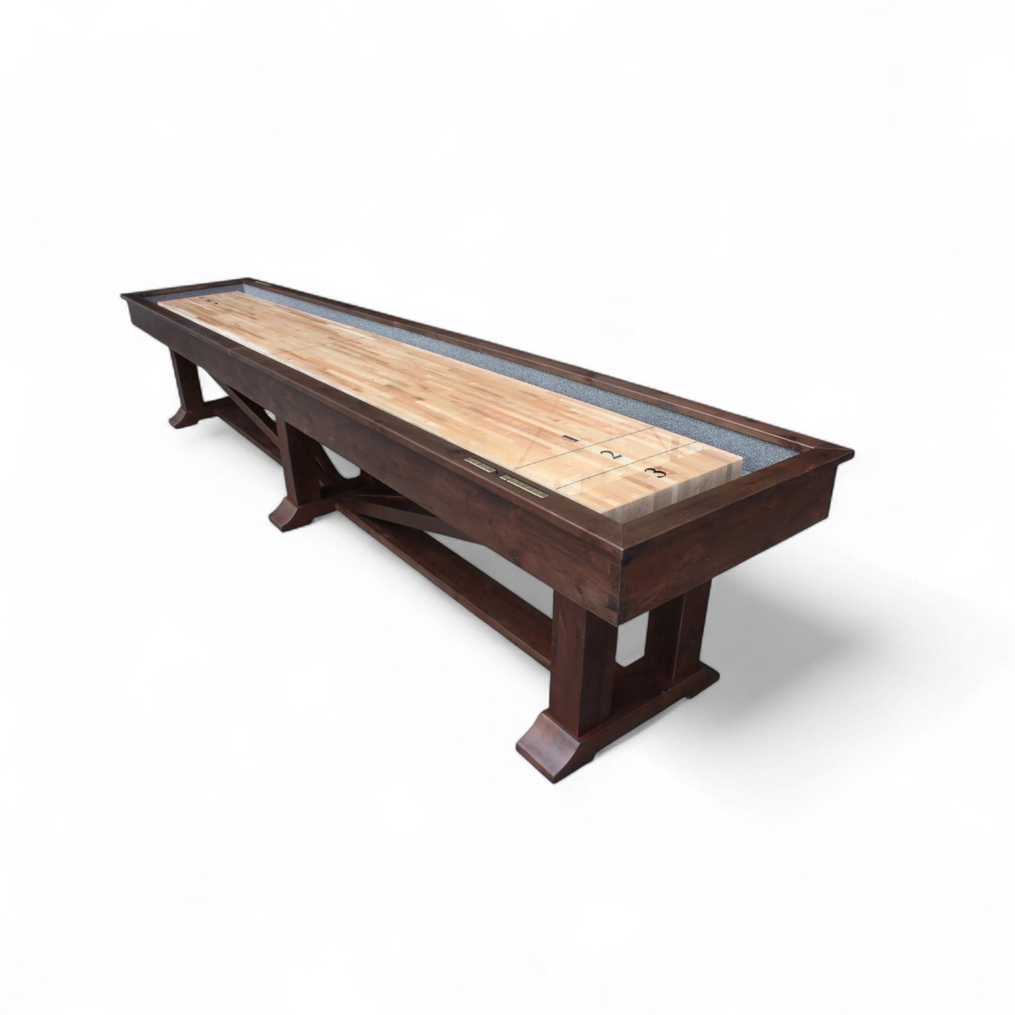 Lucas Shuffleboard Table - Nutmeg finish