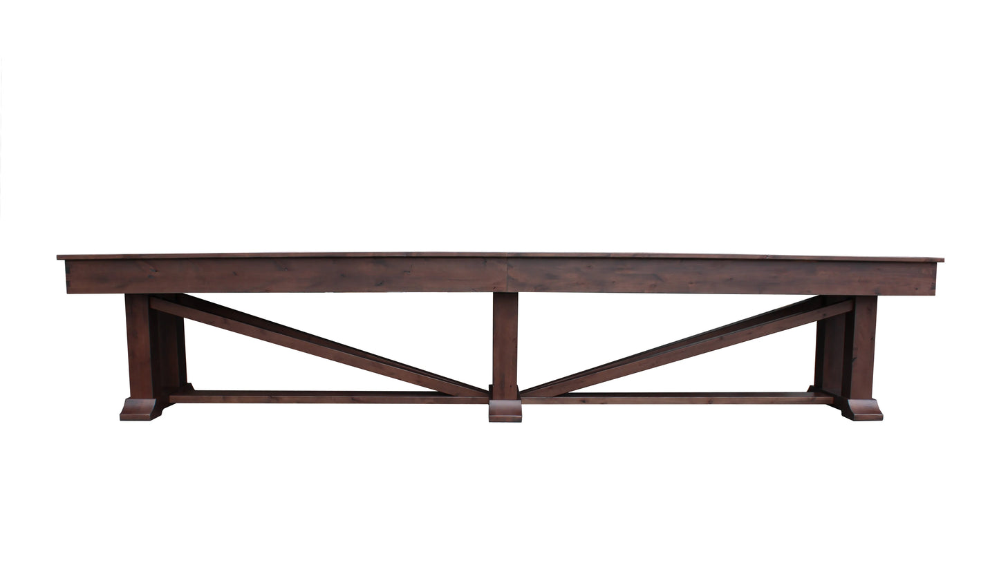Lucas Shuffleboard Table - Nutmeg finish