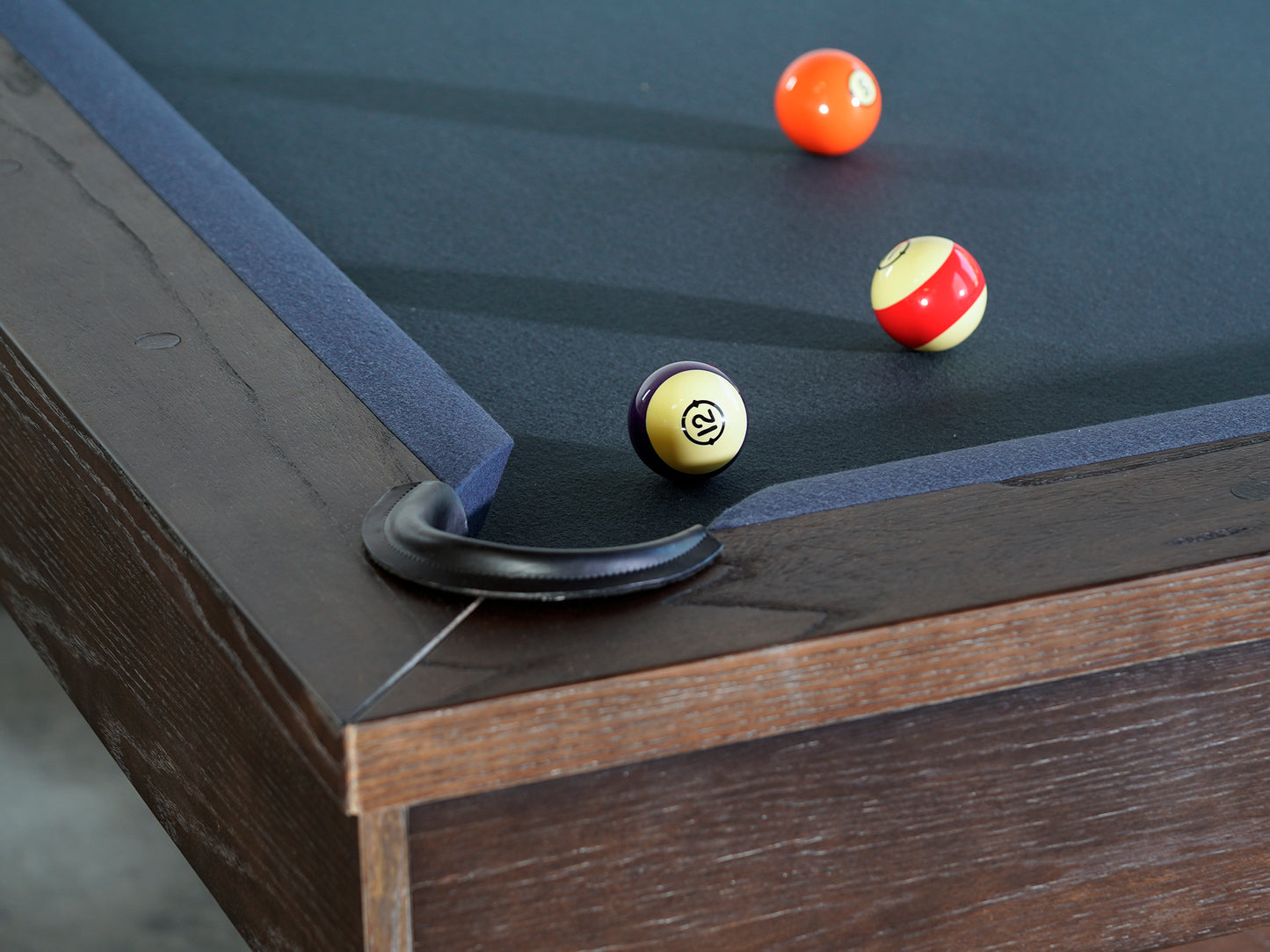 Manhattan Slate Pool Table - Brownwash Finish