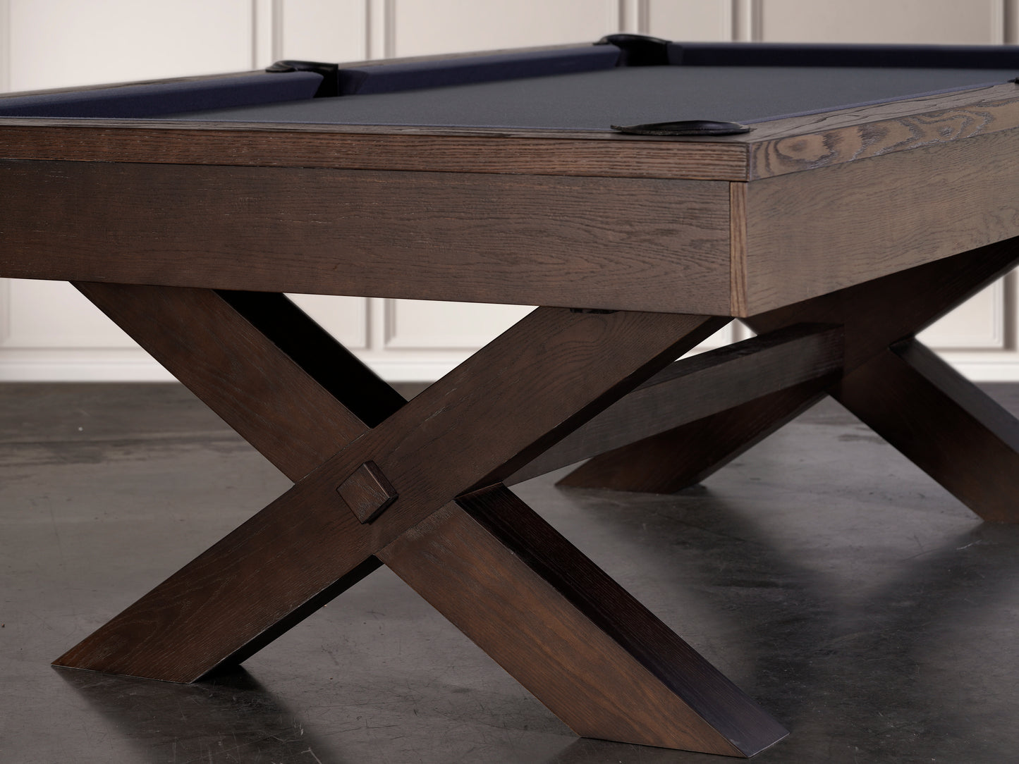 Manhattan Slate Pool Table - Brownwash Finish