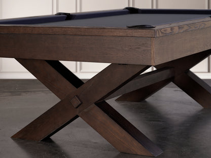 Manhattan Slate Pool Table - Brownwash Finish