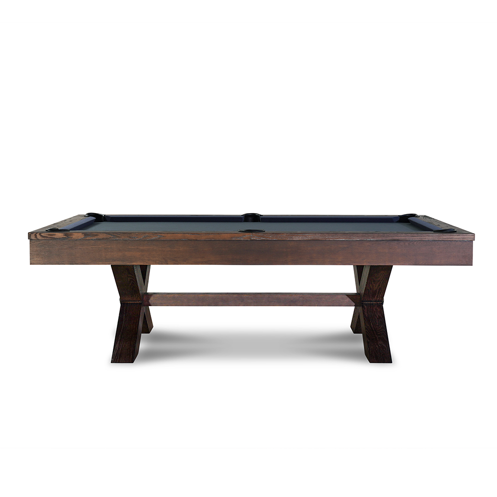 Manhattan Slate Pool Table - Brownwash Finish