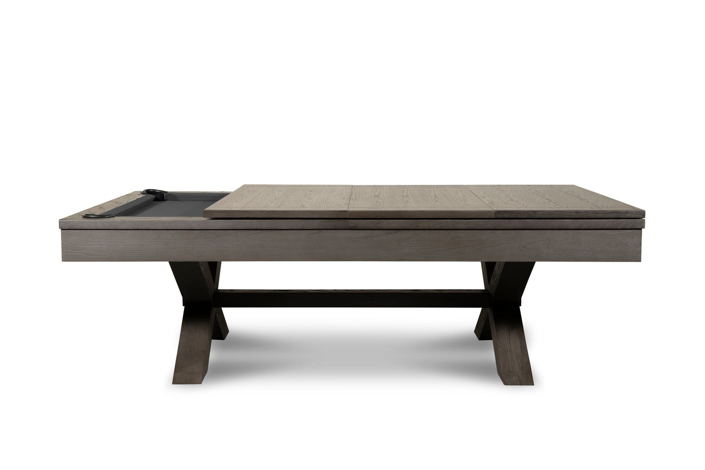 Manhattan Slate Pool Table - Charcoal Finish
