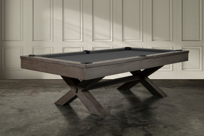 Manhattan Slate Pool Table - Charcoal Finish