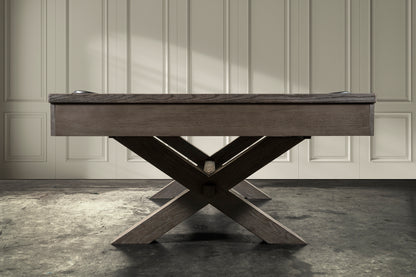 Manhattan Slate Pool Table - Charcoal Finish