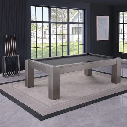 Maxwell Steel Pool Table - Gunmetal Grey Finish