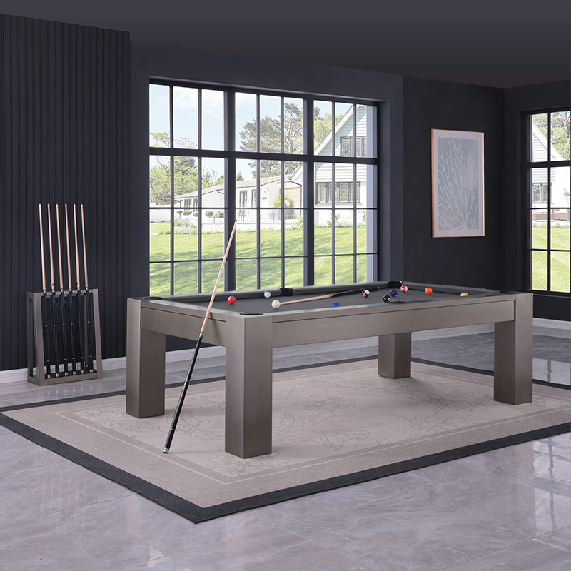 Maxwell Steel Pool Table - Gunmetal Grey Finish