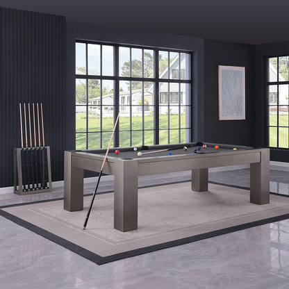 Maxwell Steel Pool Table - Gunmetal Grey Finish