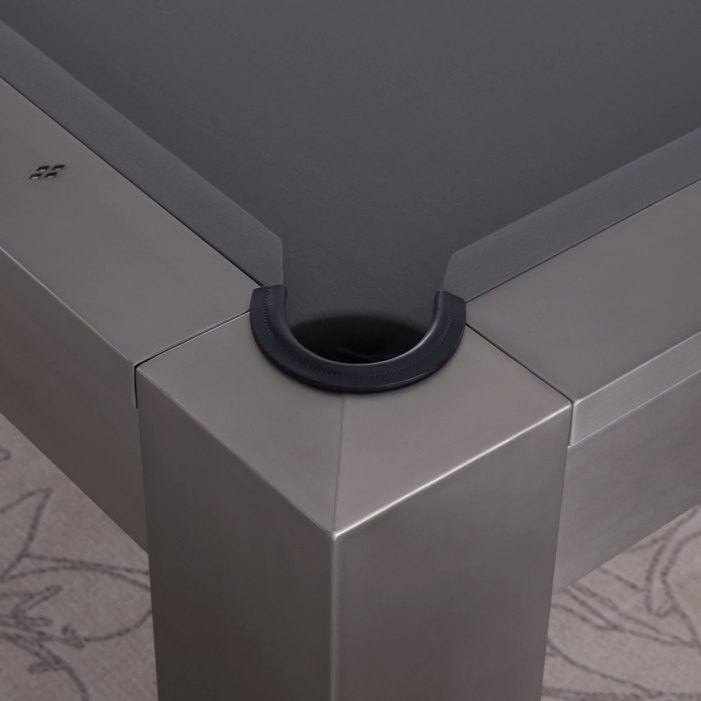 Maxwell Steel Pool Table - Gunmetal Grey Finish