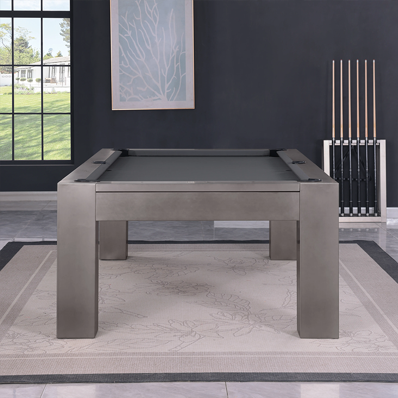 Maxwell Steel Pool Table - Gunmetal Grey Finish