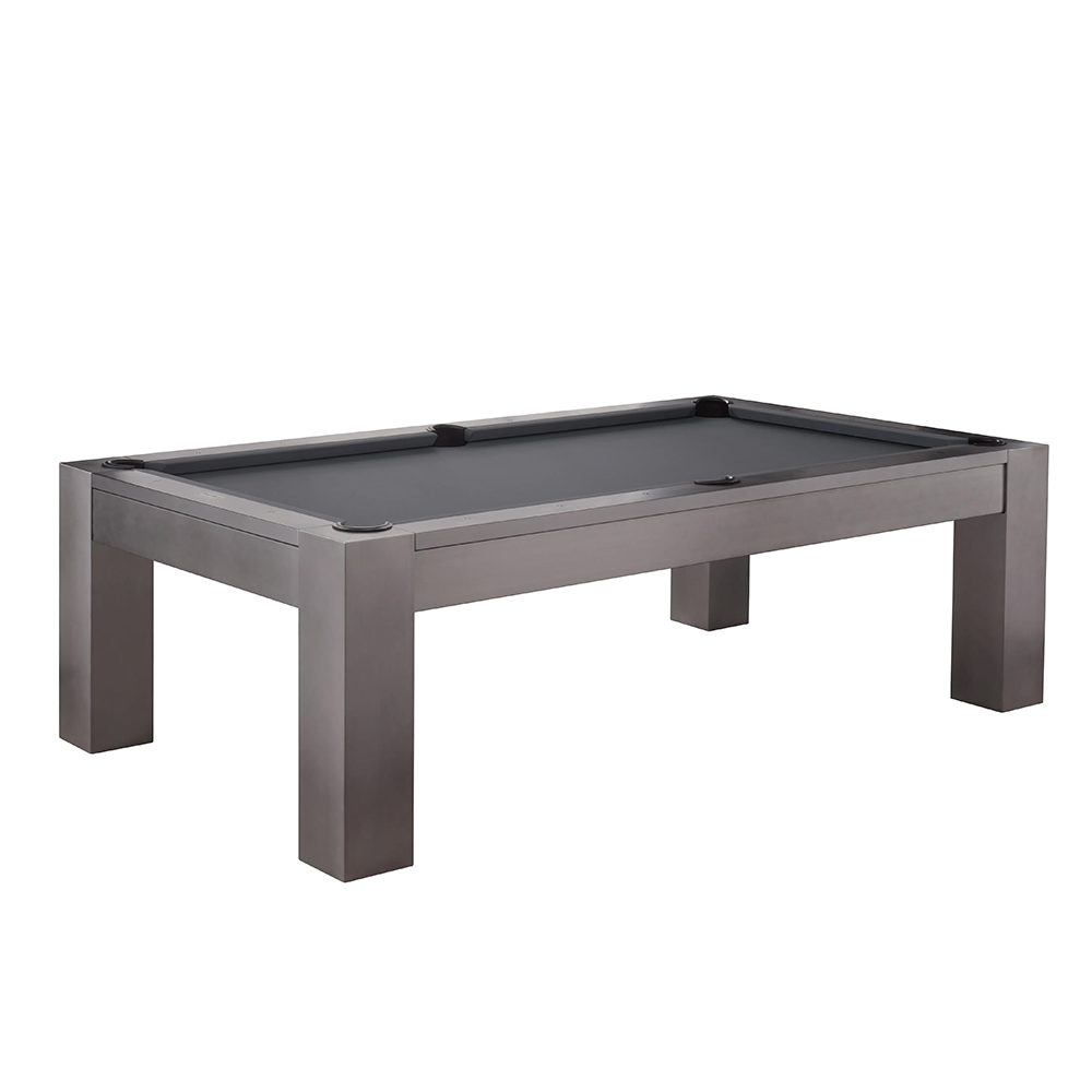 Maxwell Steel Pool Table - Gunmetal Grey Finish