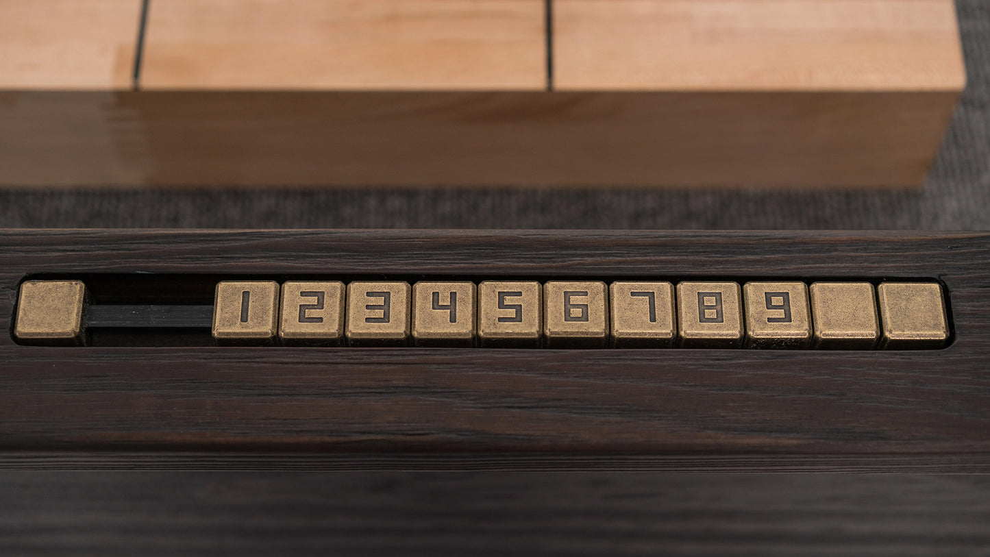 McCormick Shuffleboard Table - Smokehouse Finish