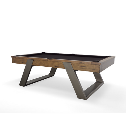 Modesto Wood Pool Table - Whiskey Finish