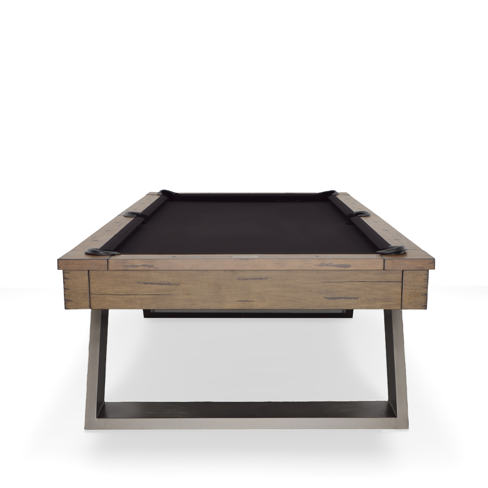 Plank and Hide Modesto Wood Pool Table