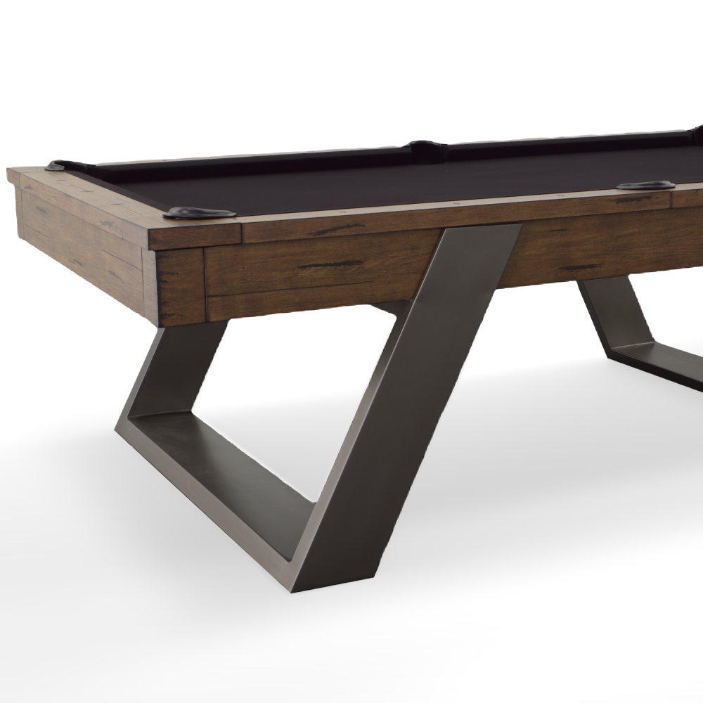 Modesto Wood Pool Table - Whiskey Finish