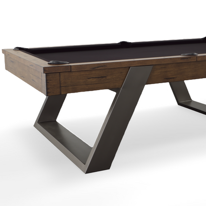Modesto Wood Pool Table - Whiskey Finish