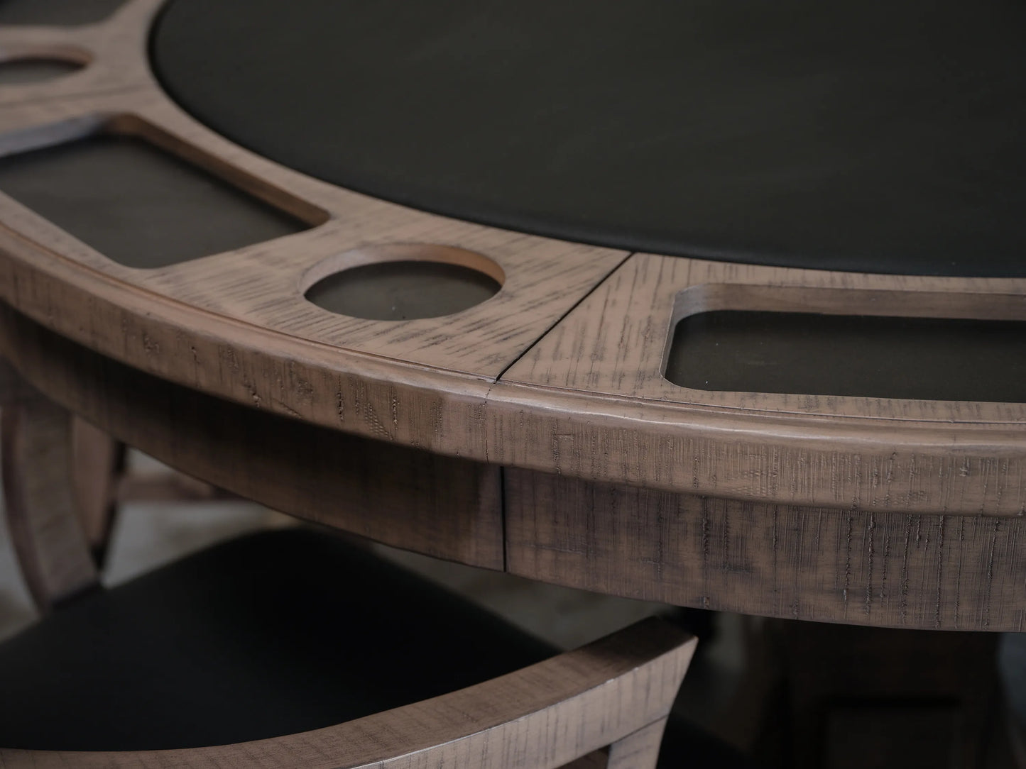 Kai - Poker Table, Bumper Pool Table, Dining Table 3 in 1 - Antique Finish