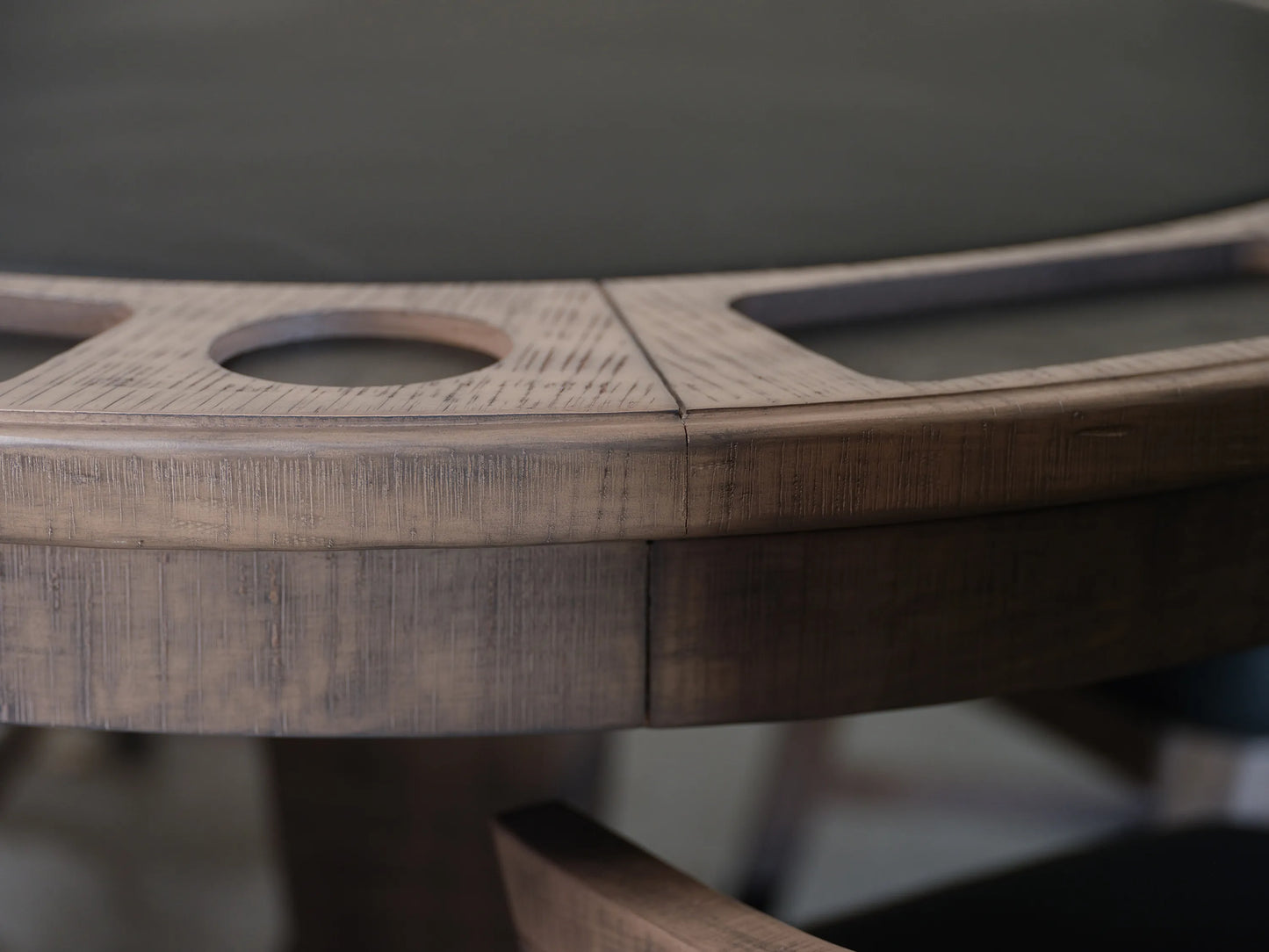 Kai - Poker Table, Bumper Pool Table, Dining Table 3 in 1 - Antique Finish