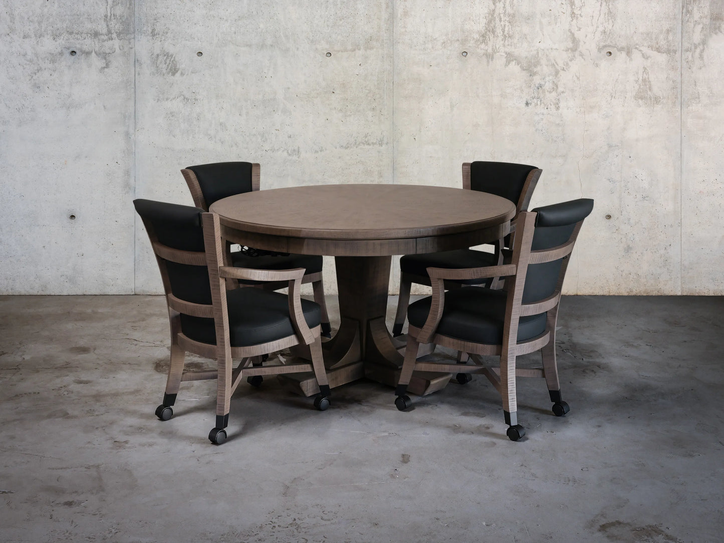 Kai - Poker Table, Bumper Pool Table, Dining Table 3 in 1 - Antique Finish