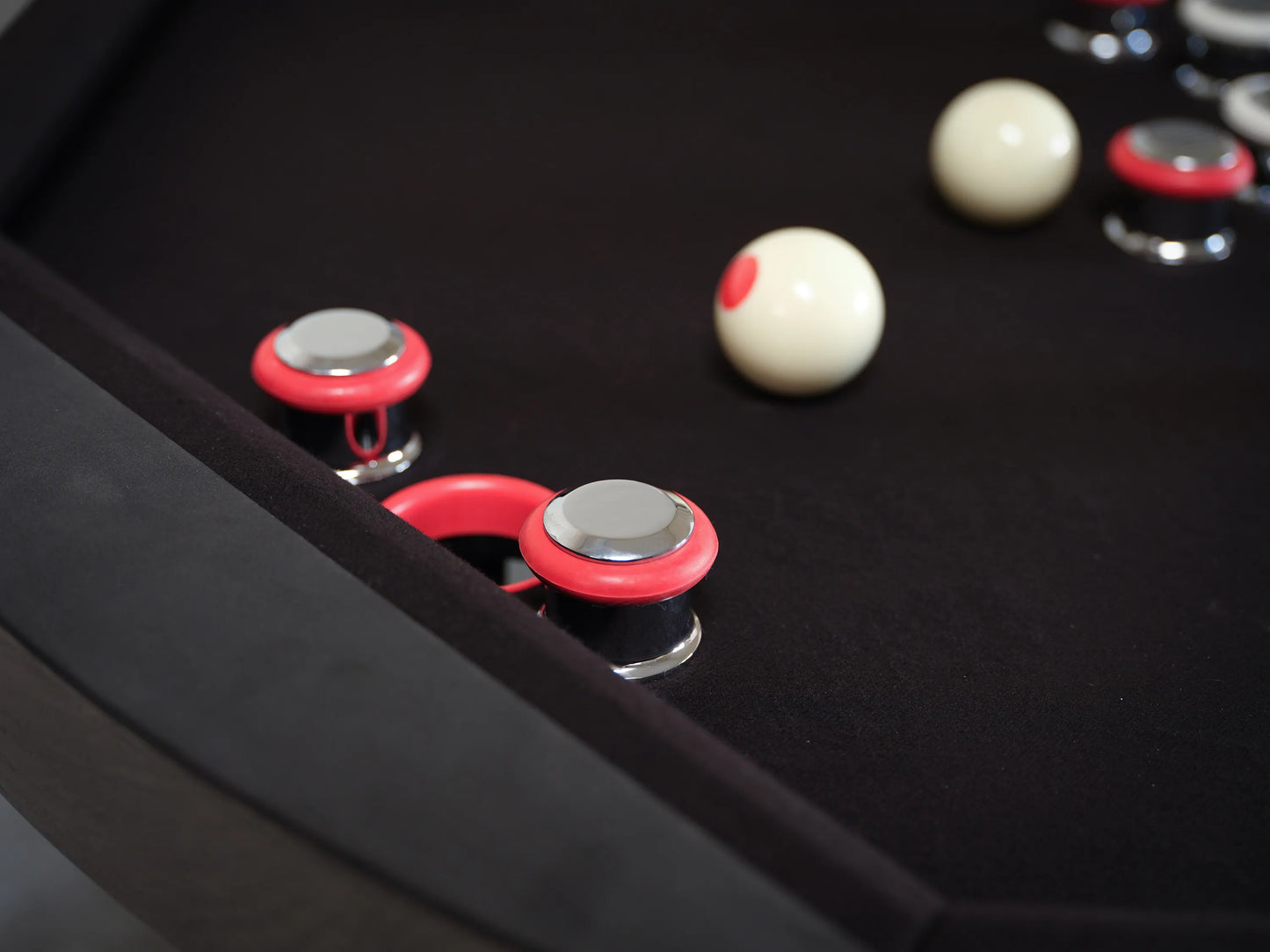 Kai - Poker Table, Bumper Pool Table, Dining Table 3 in 1 - Greyson grey Finish