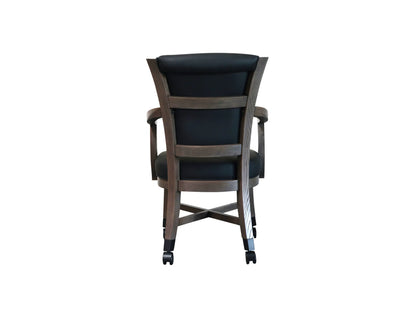 Kai - Poker Table, Bumper Pool Table, Dining Table 3 in 1 - Greyson grey Finish