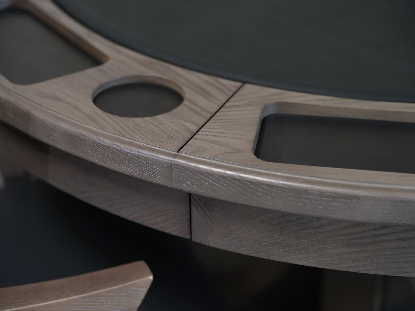 Kai - Poker Table, Bumper Pool Table, Dining Table 3 in 1 - Greyson grey Finish