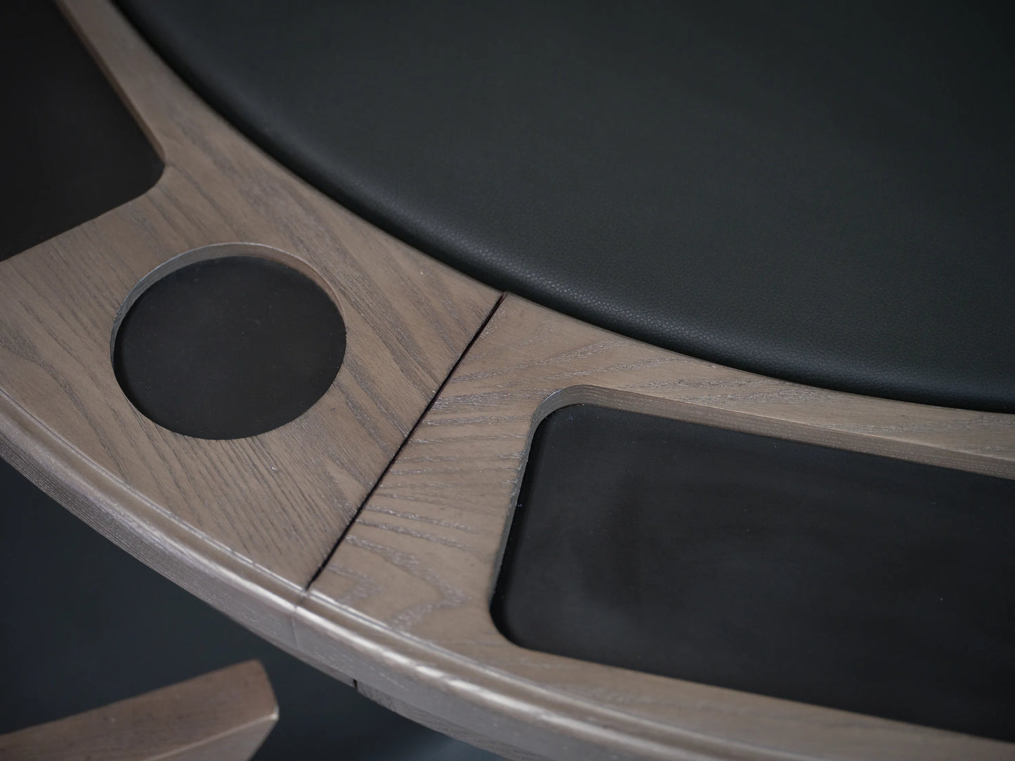 Kai - Poker Table, Bumper Pool Table, Dining Table 3 in 1 - Greyson grey Finish