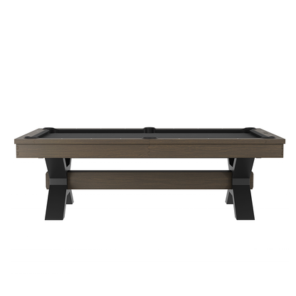 Nichols Wood Pool Table - Brushed Walnut Finish