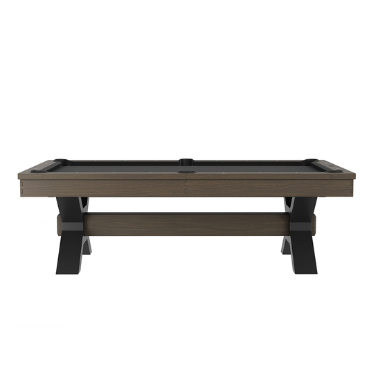 Nichols Wood Pool Table - Brushed Walnut Finish