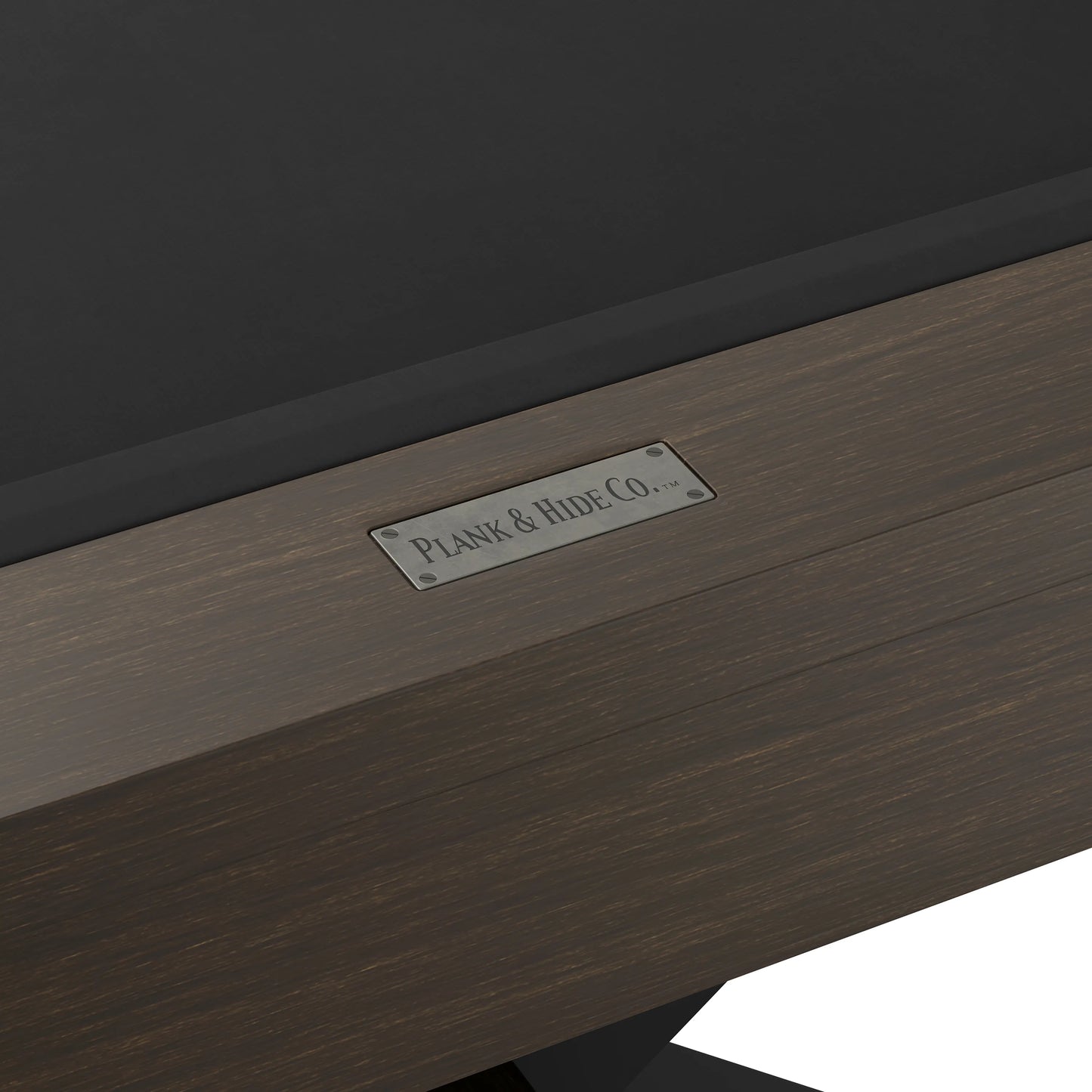 Nichols Wood Pool Table - Brushed Walnut Finish