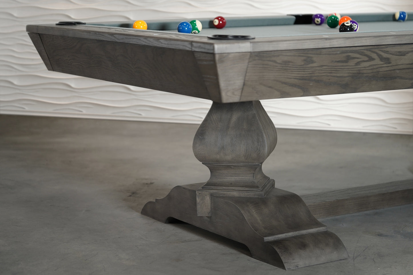 Birdy Slate Pool Table - Grayson Gray Finish