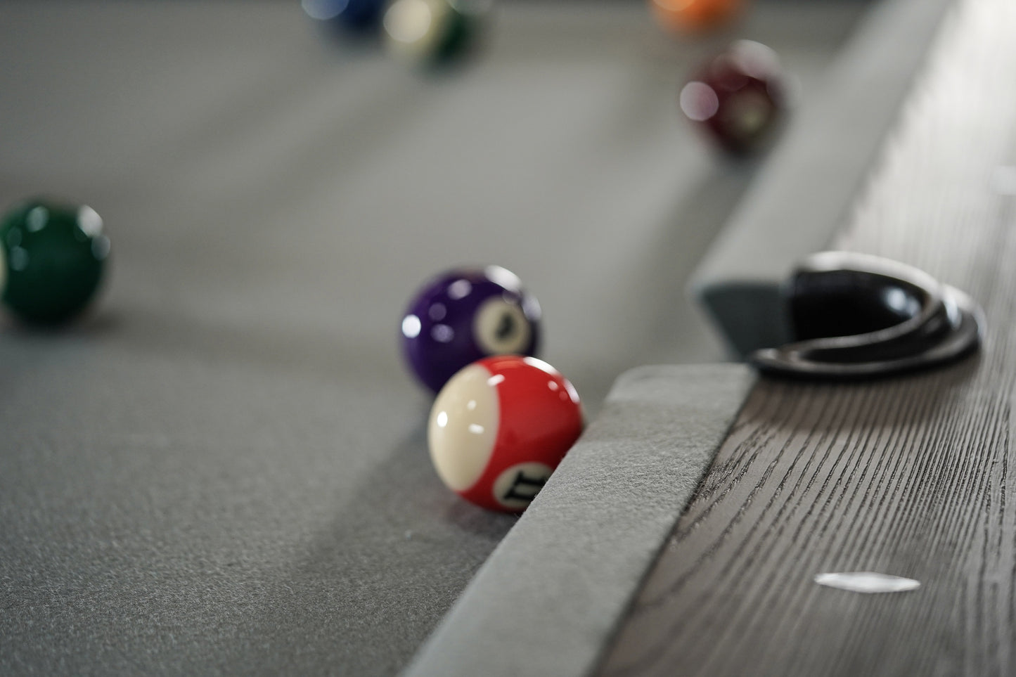 Birdy Slate Pool Table - Grayson Gray Finish