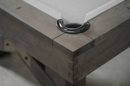 Georgia Slate Pool Table - Grayson Gray Finish