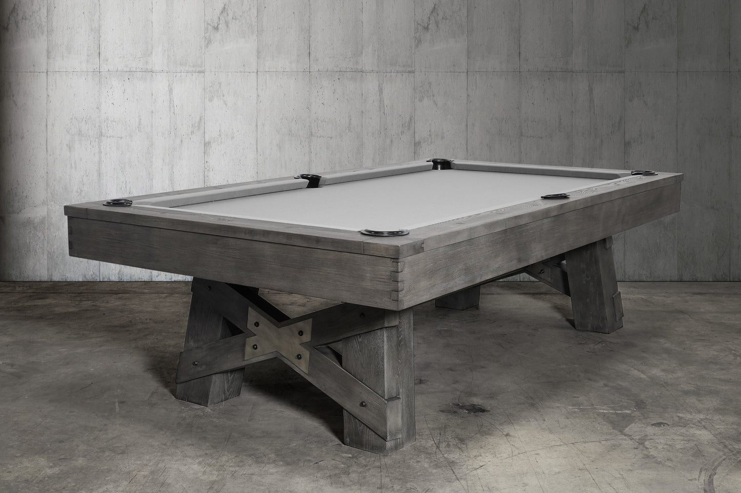 Georgia Slate Pool Table - Grayson Gray Finish