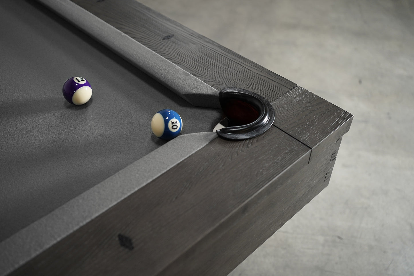 Georgia Slate Pool Table - Grayson Gray Finish