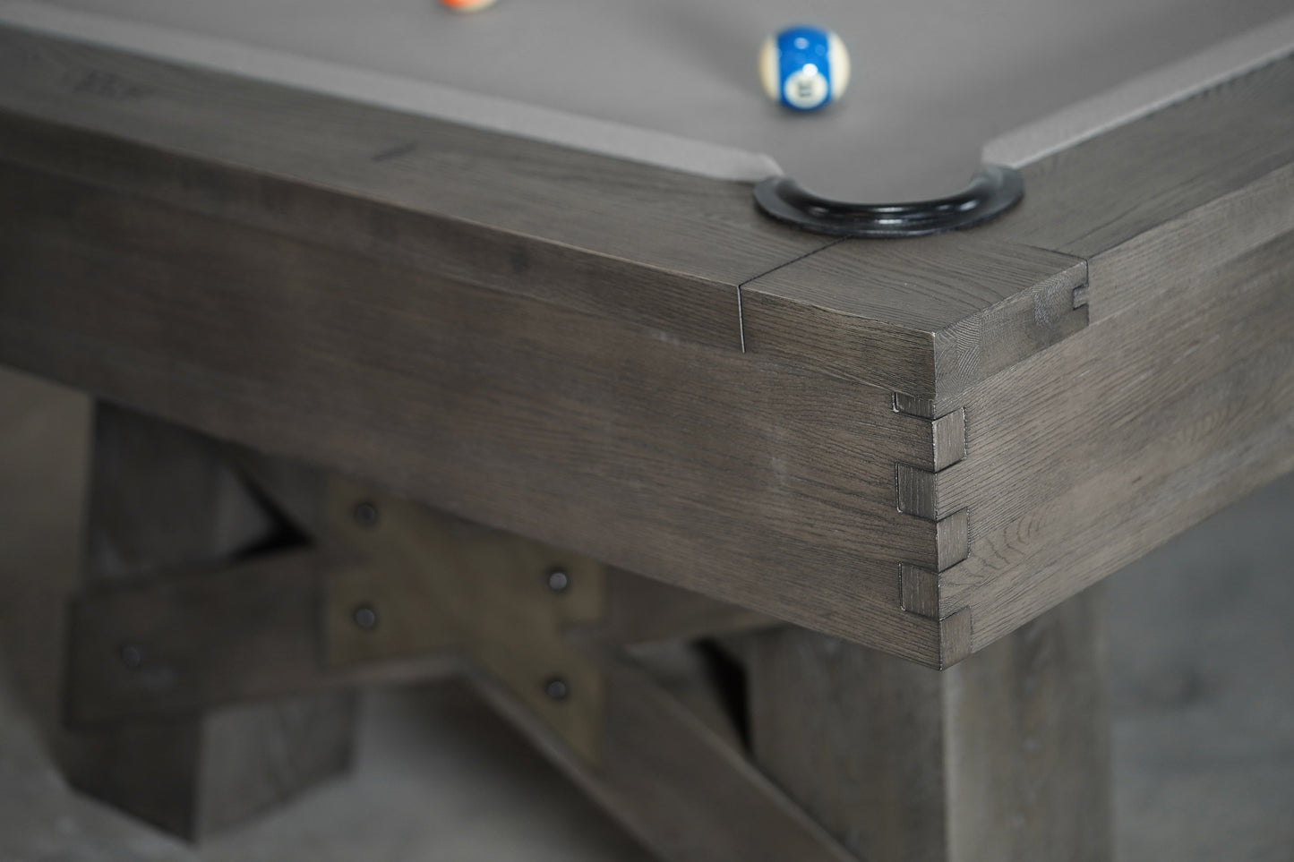 Georgia Slate Pool Table - Grayson Gray Finish