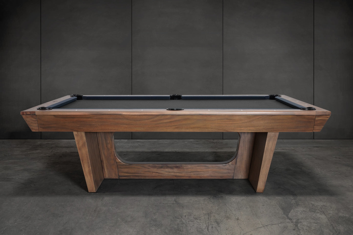 KAI Slate Pool Table - Gray Walnut Finish