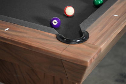 KAI Slate Pool Table - Gray Walnut Finish