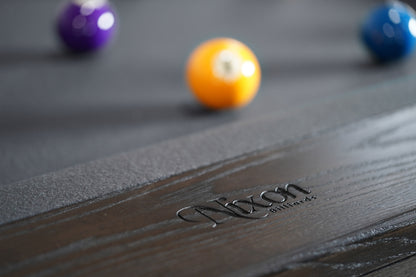 KAI Slate Pool Table - Waxed Brown Finish